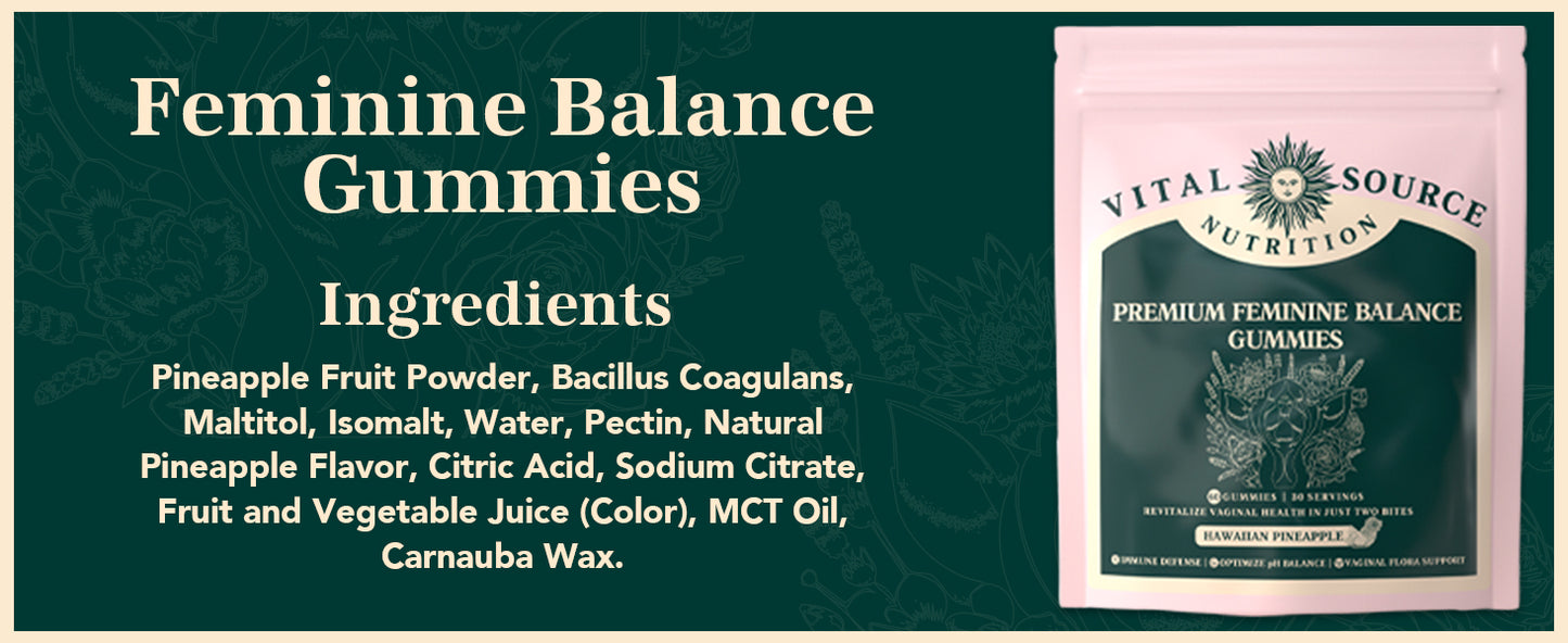 Vital SOURCE PREMTUM TFEMTNNE BALANCE GUMMTES